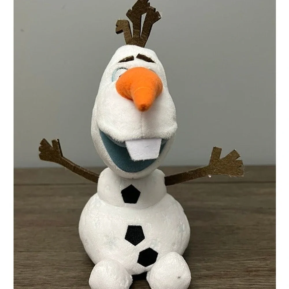 Disney Frozen Olaf Stuffed‎ Plush Animal Sitting 9
